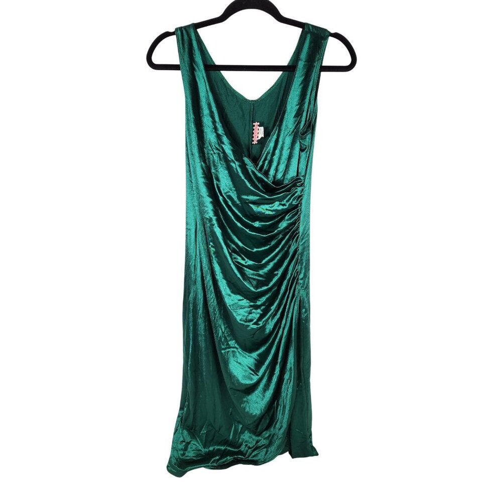 NWOT Pin Up Couture Womens  Emerald Green Sexy Curvaceous Old Hollywood XXL